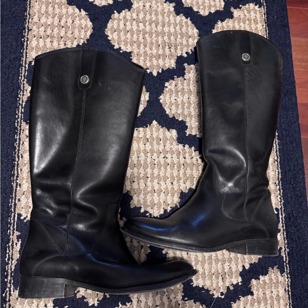 Frye Black Leather Boots